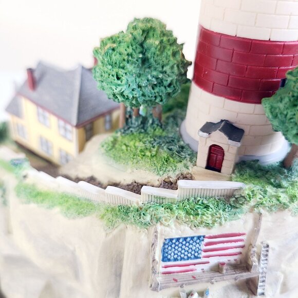 Lenox Light At Independence Point Lighthouse Porcelain Sculpture Figure w/ Box - Picture 9 of 16